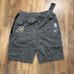 Nike NBA Los Angeles Lakers Therma-flex basketball shorts NWT